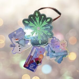 Frozen Bundle! Snowflake Handbag And 3 NWT Lip Balm & Gloss